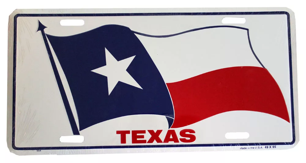 Texas License Plate
