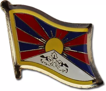 Tibet Flag Lapel Pin