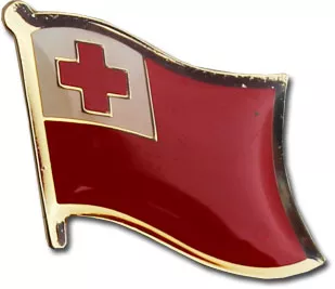 Tonga Flag Lapel Pin