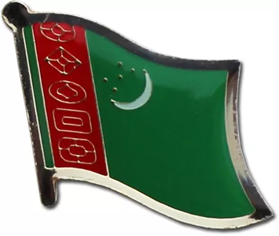 Turkmenistan Flag Lapel Pin