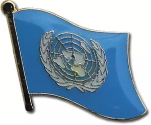 United Nations Flag Lapel Pin