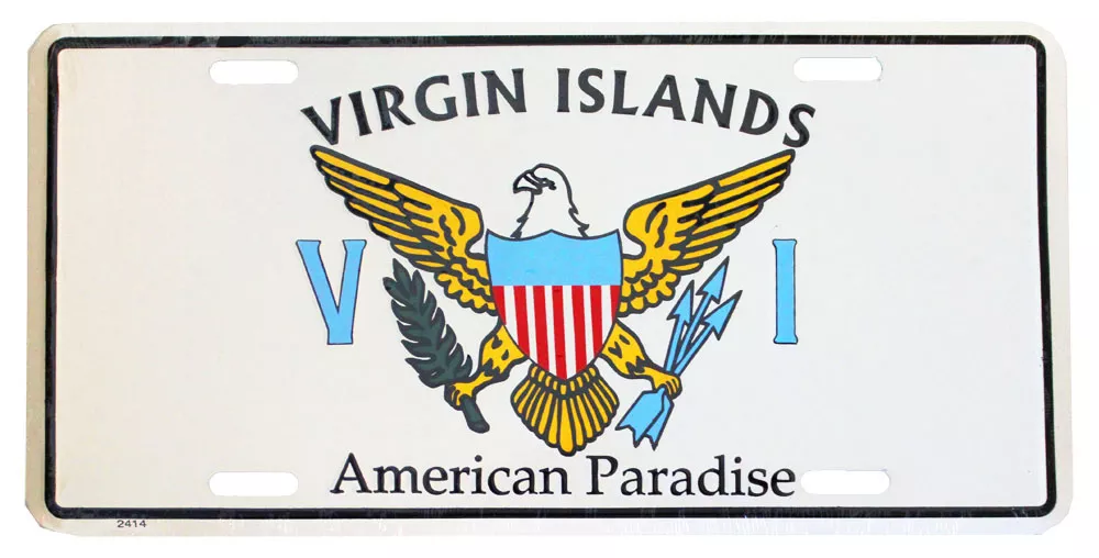 US Virgin Islands License Plate
