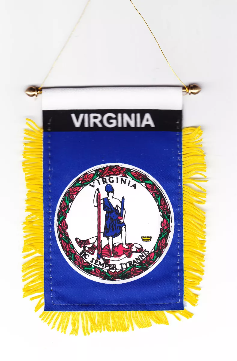 Virginia Window Hanging Flag