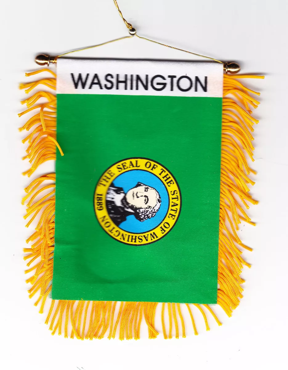 Washington Window Hanging Flag