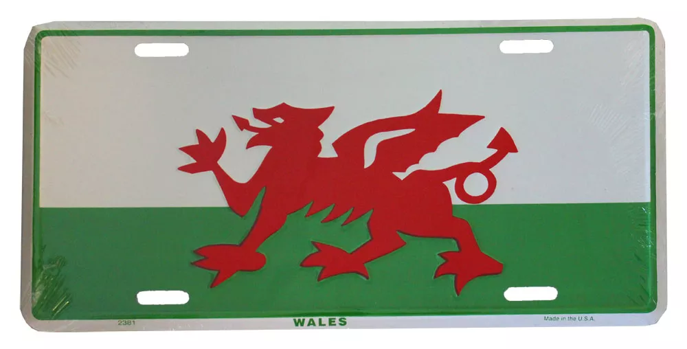 Wales License Plate