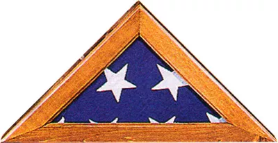 Walnut Finish Display Case