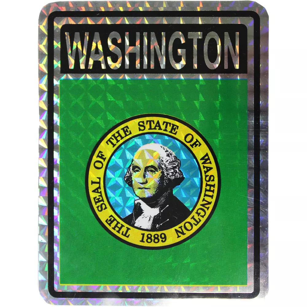 Washington Reflective Decal