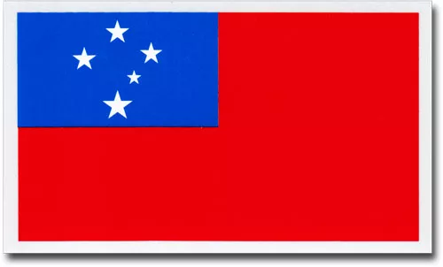 Samoa Auto Decal