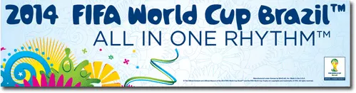 World Cup Soccer (Brazil 2014) Bumper Sticker