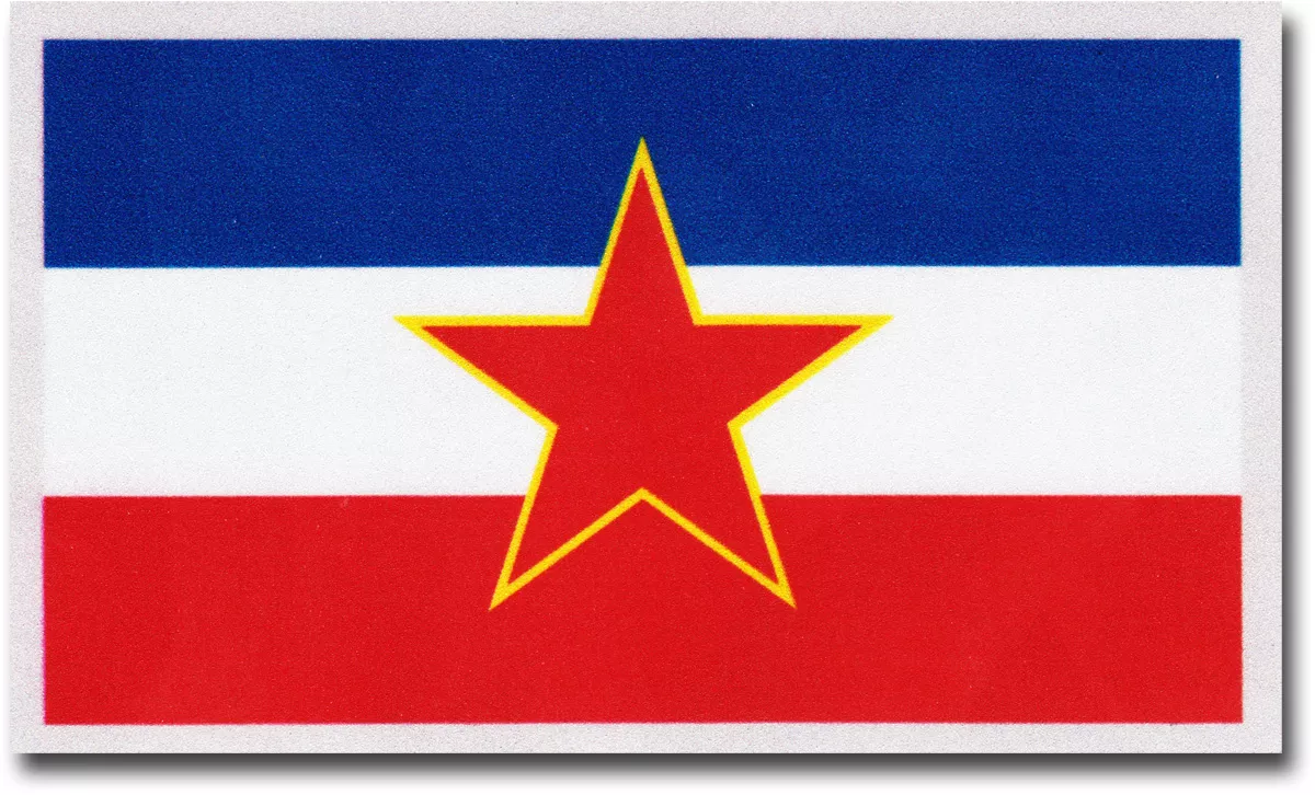 Yugoslavia Auto Decal (1946-1992)