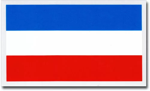 Yugoslavia Auto Decal