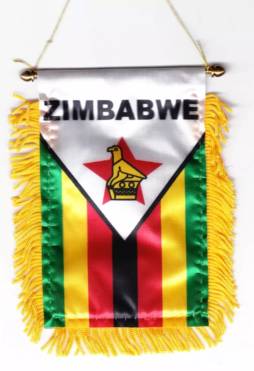 Zimbabwe Window Hanging Flag