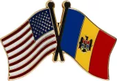 Moldova Flag Friendship Lapel Pin