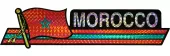 Morocco Flag Bumper Sticker