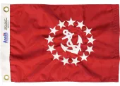 Vice Commodore Embroidered Nylon Flag