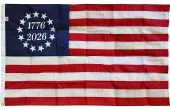 Betsy Ross 250 Nylon Flag