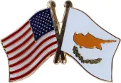 Cyprus Flag Friendship Lapel Pin