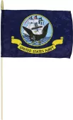 Navy Stick Flag