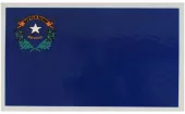 Nevada Flag Auto Decal