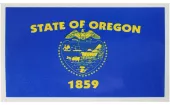 Oregon Flag Auto Decal