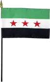 Syria 2024 Flag Stick Flag