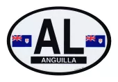 Anguilla Oval Decal