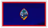 Guam Flag Auto Decal