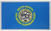 South Dakota Flag Auto Decal