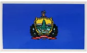 Vermont Flag Auto Decal