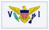 US Virgin Islands Flag Auto Decal