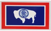 Wyoming Flag Auto Decal