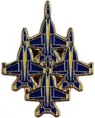 Blue Angels Diamond Formation Lapel Pin