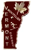 Vermont Map Lapel Pin