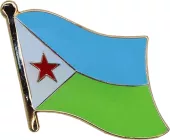 Djibouti Flag Single Lapel Pin