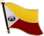 Marquesas Flag Metal Lapel Pin
