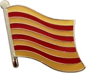 Catalonia Flag Metal Lapel Pin